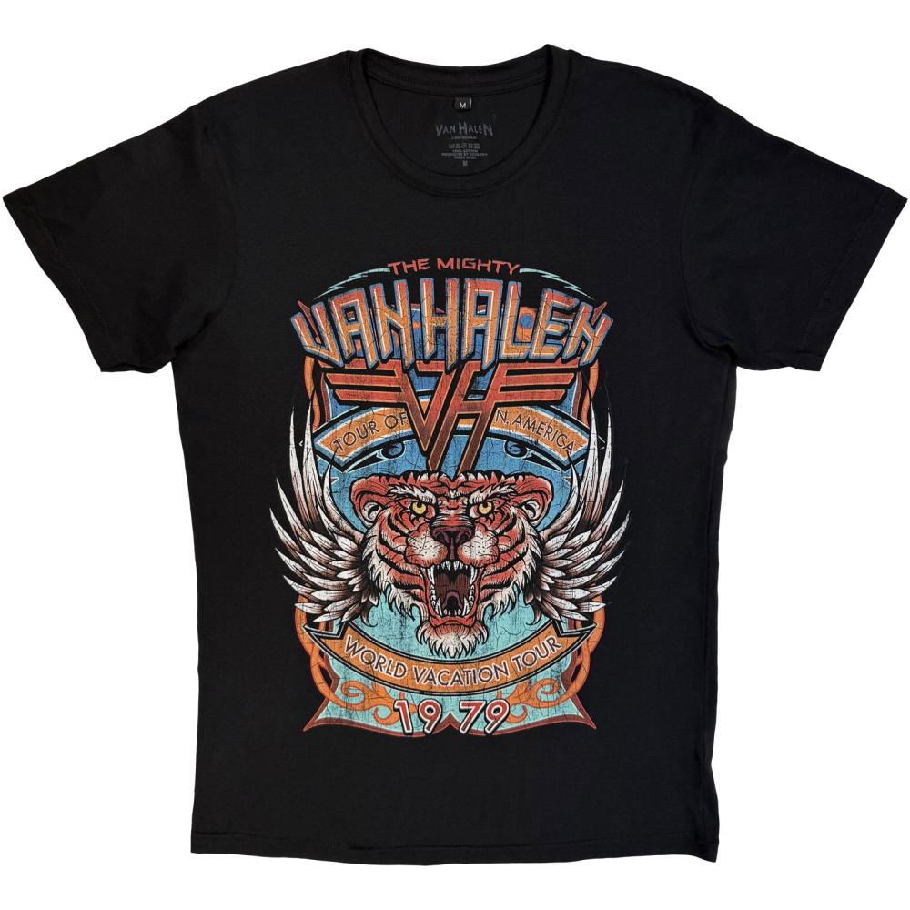 Van Halen - World Tour Mens Tshirt - Black